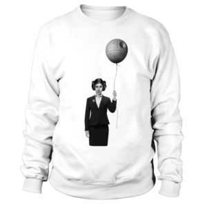 Princess Leia With Death Star Balloon Sweatshirt